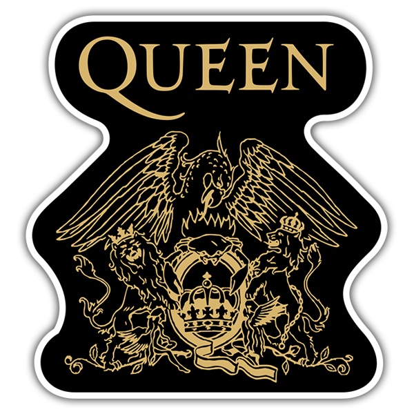 queen logo with shield